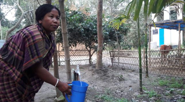 太阳能光伏水泵帮助Lalmonirhat的村庄获得纯净水