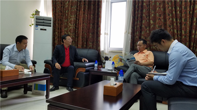 中国驻孟加拉国商务参赞亲切接见天兆考察代表团
